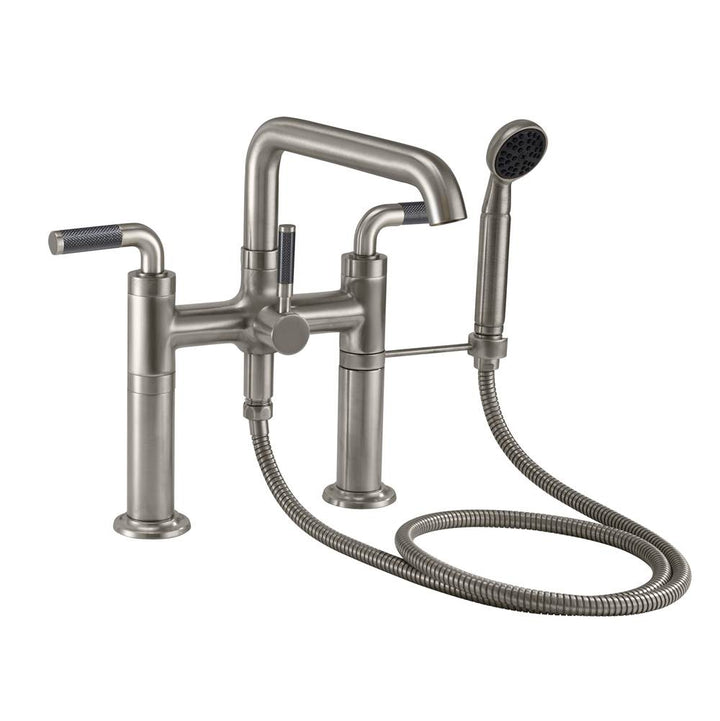 California Faucets Industrial Deck Mount Tub Filler - Low Quad Spout