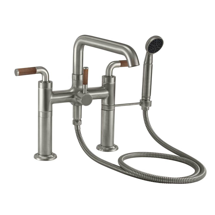 California Faucets Industrial Deck Mount Tub Filler - Low Quad Spout
