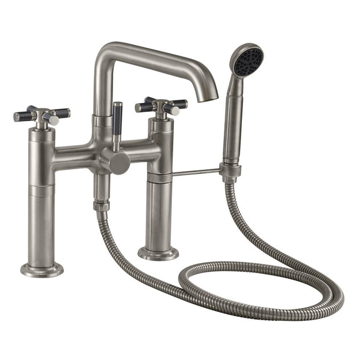 California Faucets Industrial Deck Mount Tub Filler - Low Quad Spout