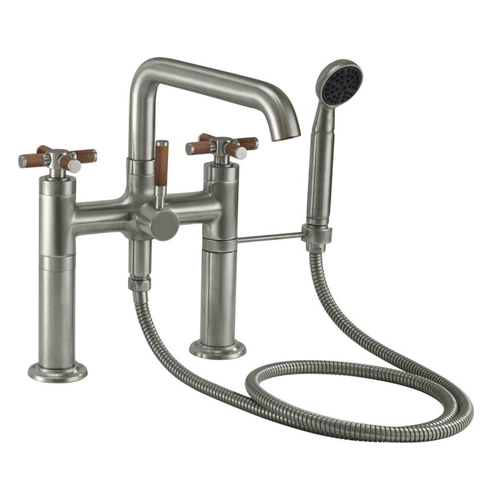 California Faucets Industrial Deck Mount Tub Filler - Low Quad Spout
