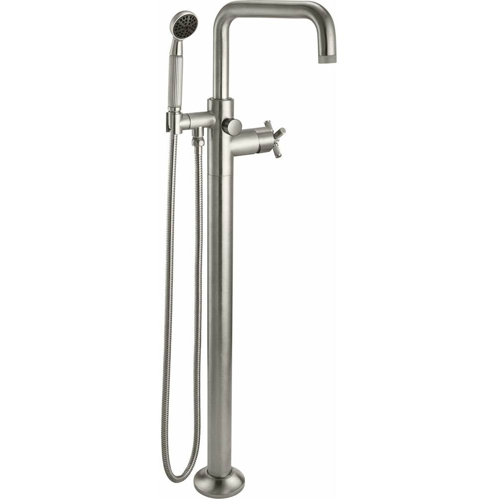 California Faucets Industrial Single Hole Floor Mount Tub Filler - Quad Spout