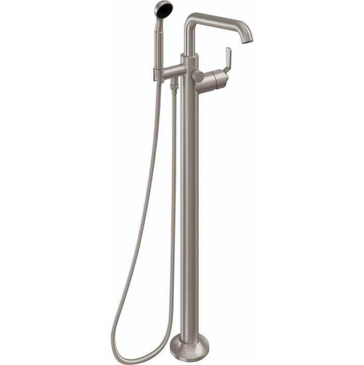 California Faucets Industrial Single Hole Floor Mount Tub Filler - Quad Spout