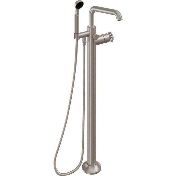 California Faucets Industrial Single Hole Floor Mount Tub Filler - Quad Spout