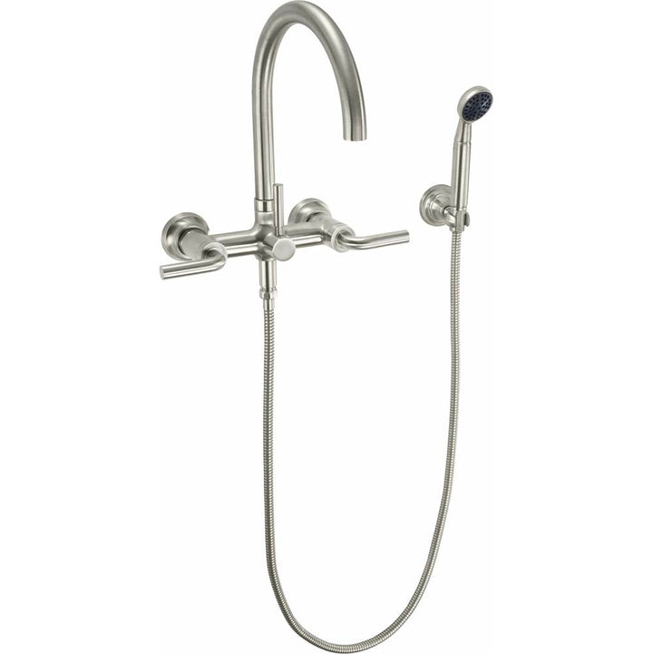 California Faucets Industrial Wall Mount Tub Filler - Arc Spout