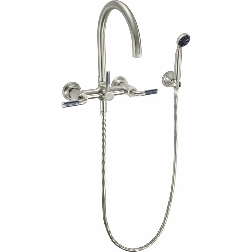 California Faucets Industrial Wall Mount Tub Filler - Arc Spout