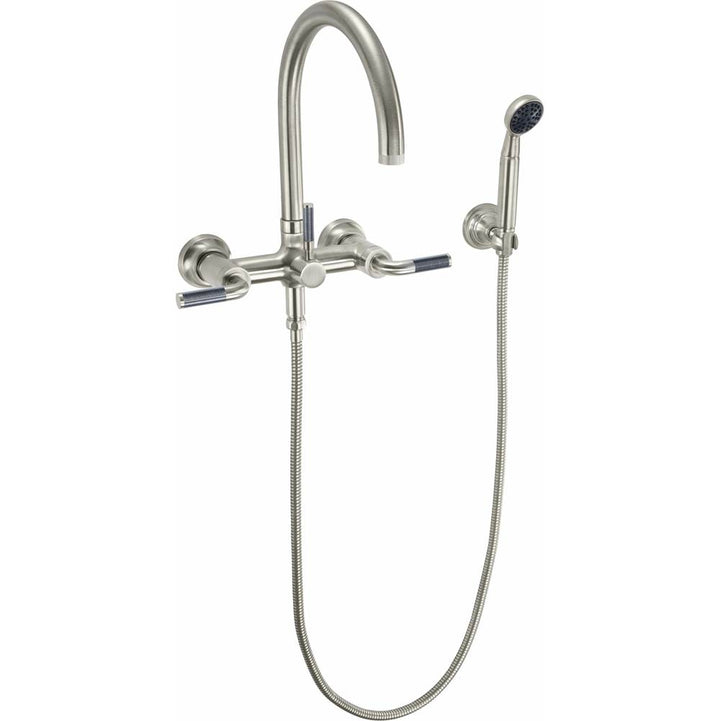 California Faucets Industrial Wall Mount Tub Filler - Arc Spout