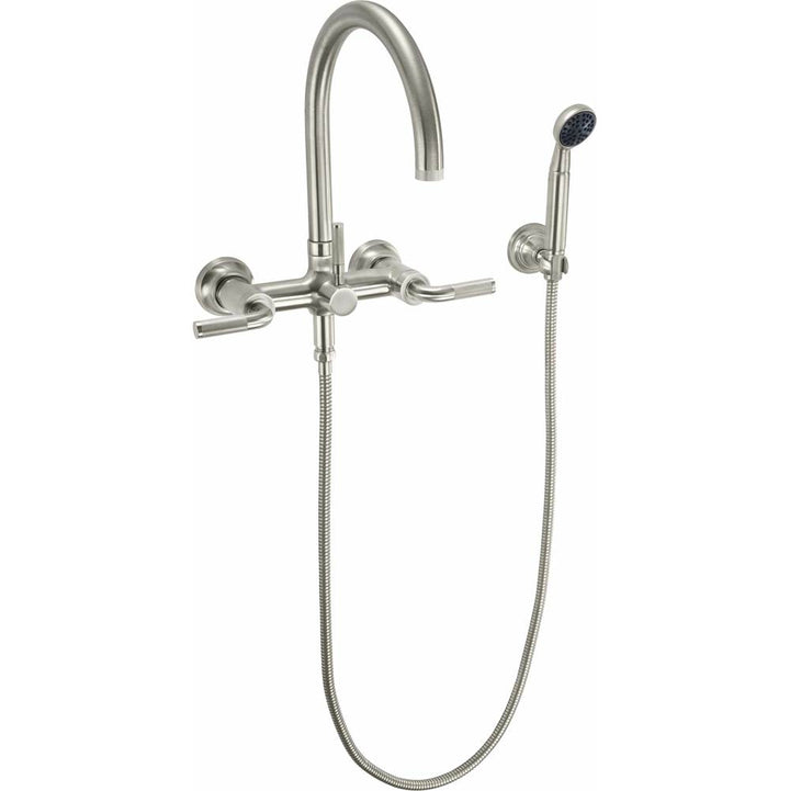 California Faucets Industrial Wall Mount Tub Filler - Arc Spout