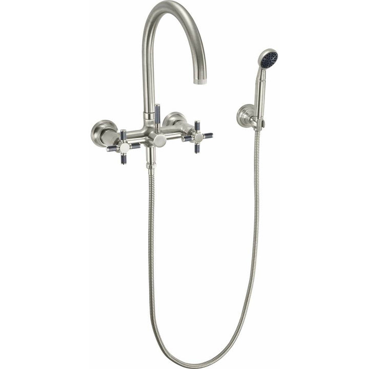 California Faucets Industrial Wall Mount Tub Filler - Arc Spout