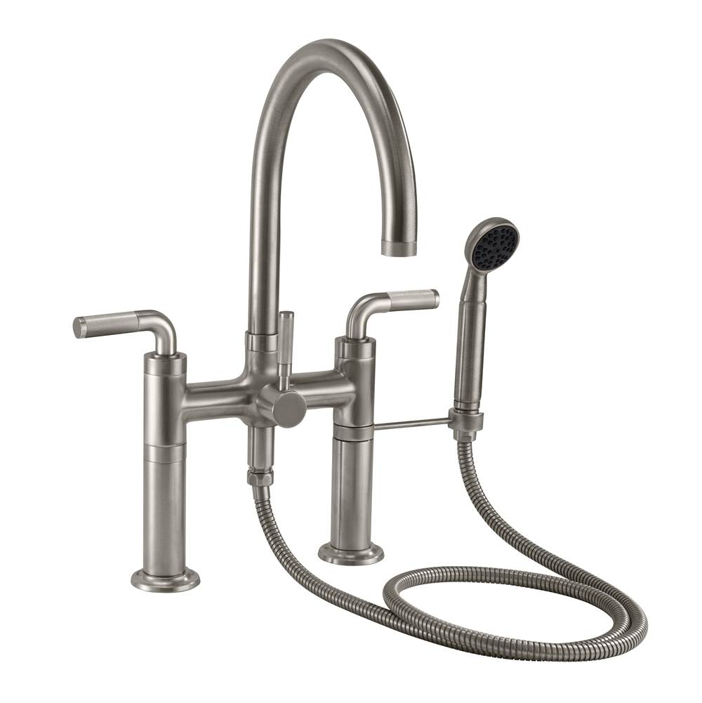 California Faucets Industrial Deck Mount Tub Filler - Arc Spout