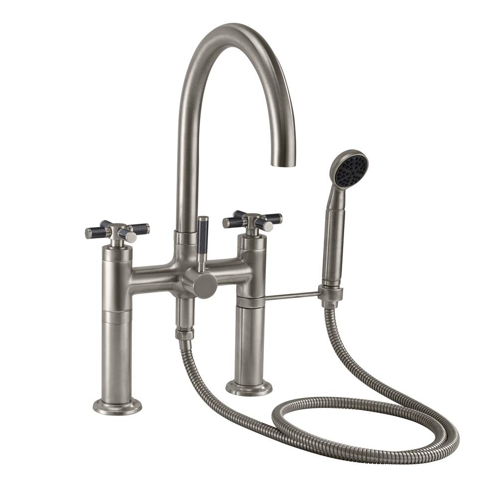 California Faucets Industrial Deck Mount Tub Filler - Arc Spout