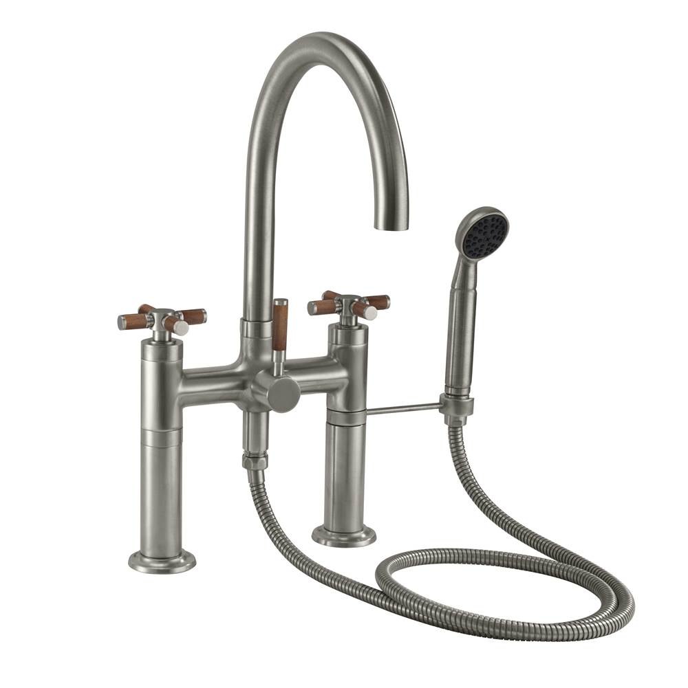 California Faucets Industrial Deck Mount Tub Filler - Arc Spout
