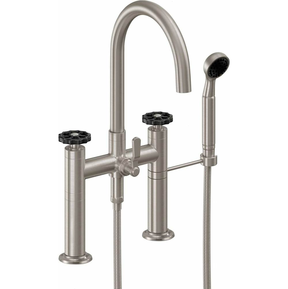 California Faucets Industrial Deck Mount Tub Filler - Arc Spout