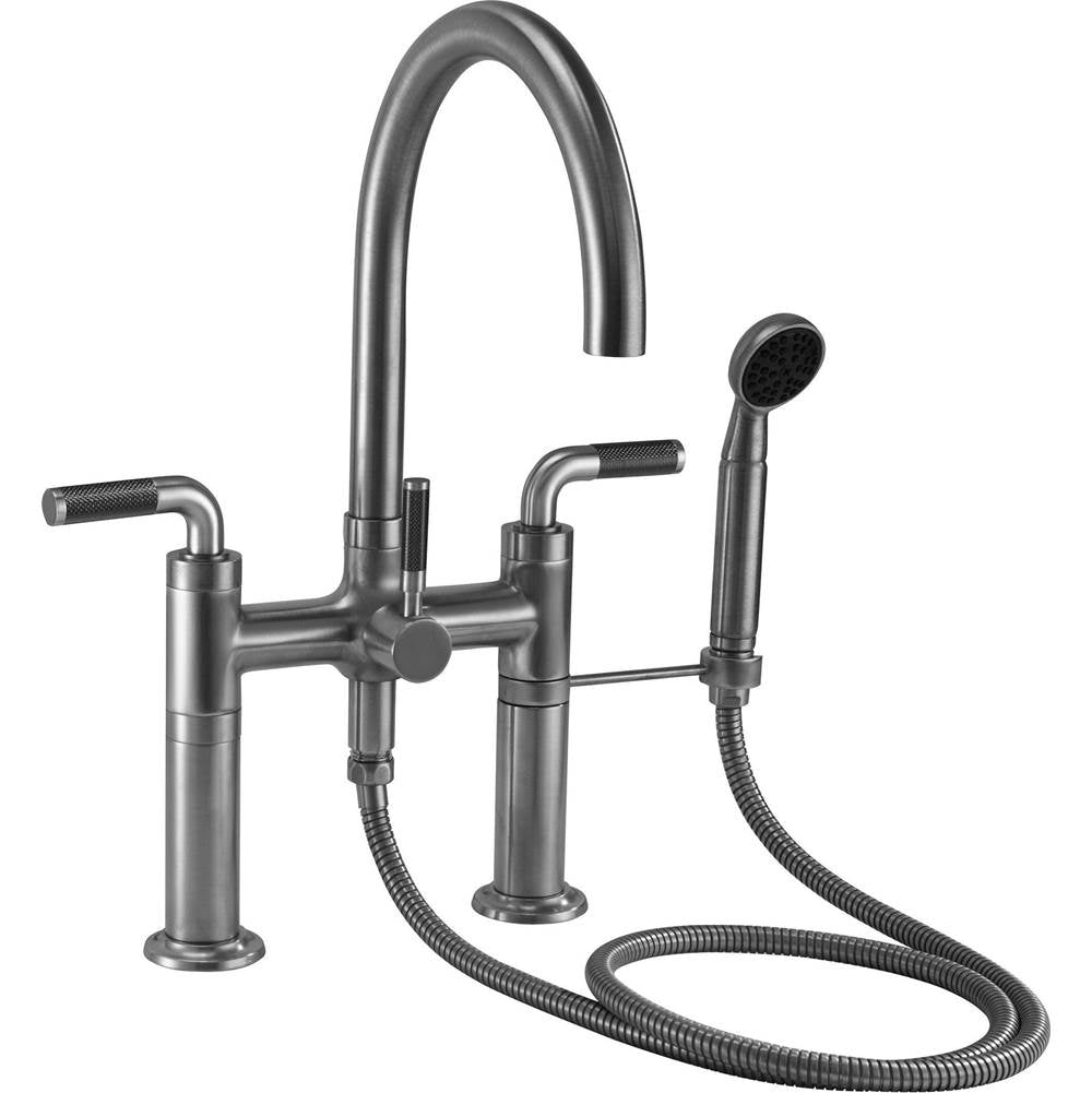 California Faucets Industrial Deck Mount Tub Filler - Arc Spout