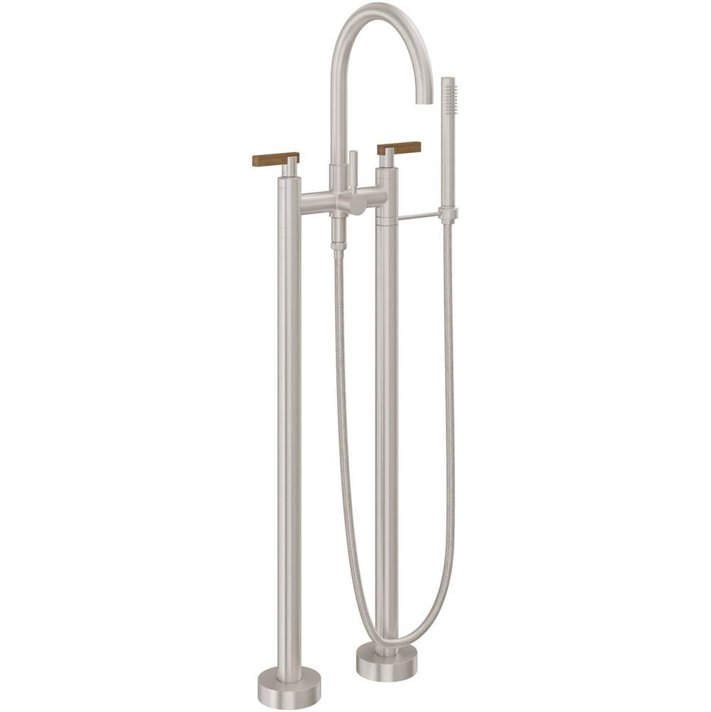 California Faucets Contemporary Floor Mount Tub Filler - Arc Spout