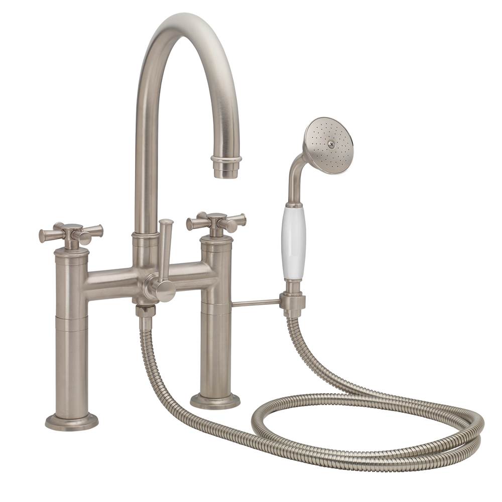 California Faucets Traditional Deck Mount Tub Filler - Arc Spout