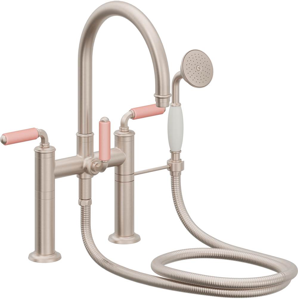 California Faucets Traditional Deck Mount Tub Filler - Arc Spout