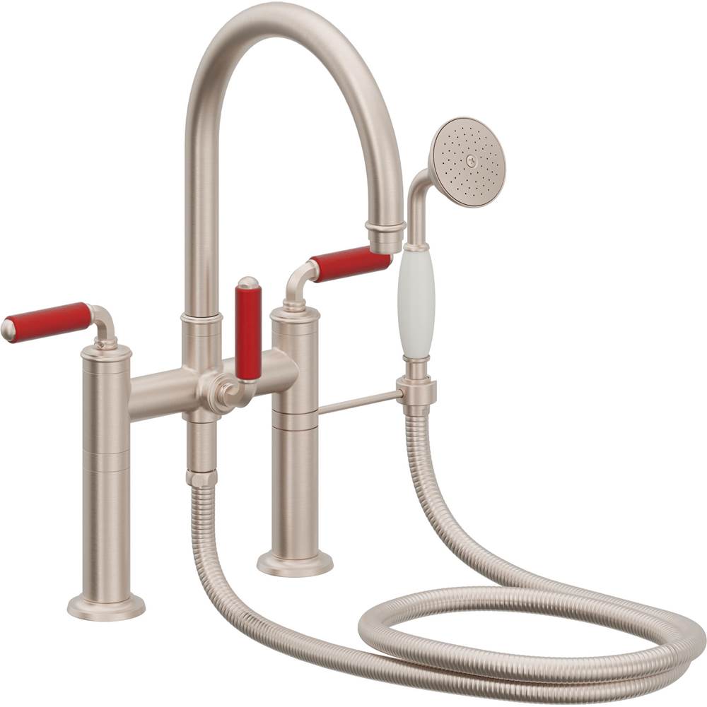 California Faucets Traditional Deck Mount Tub Filler - Arc Spout