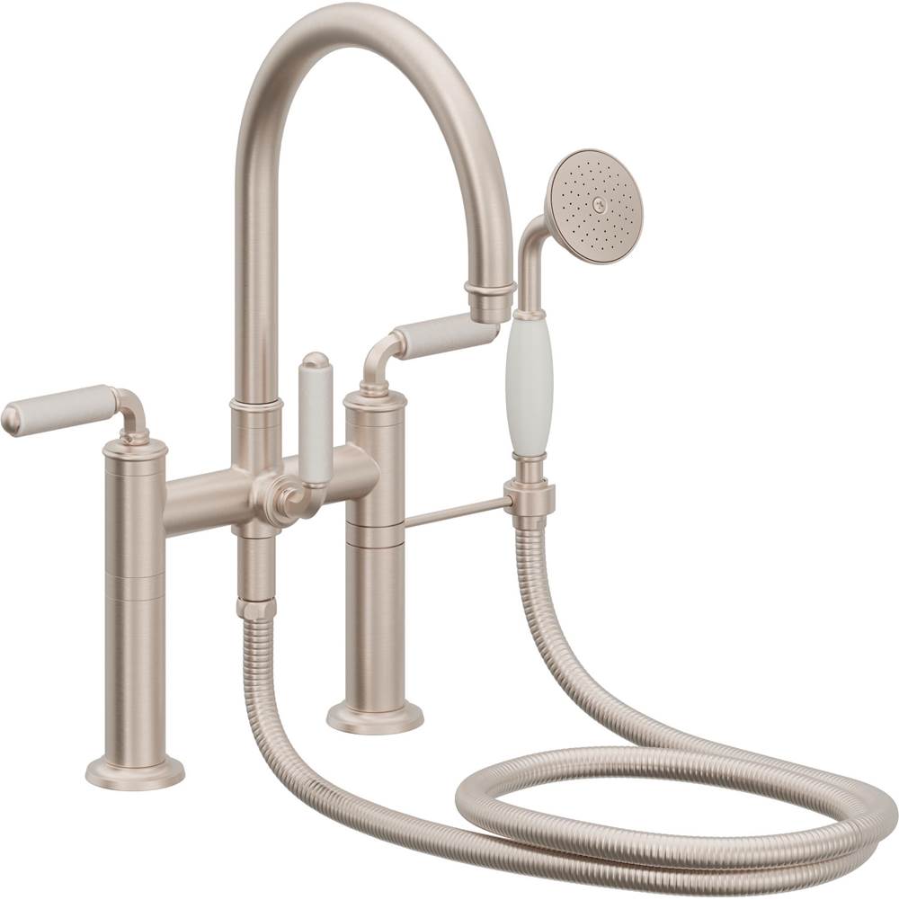 California Faucets Traditional Deck Mount Tub Filler - Arc Spout