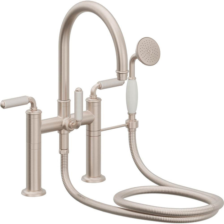 California Faucets Traditional Deck Mount Tub Filler - Arc Spout