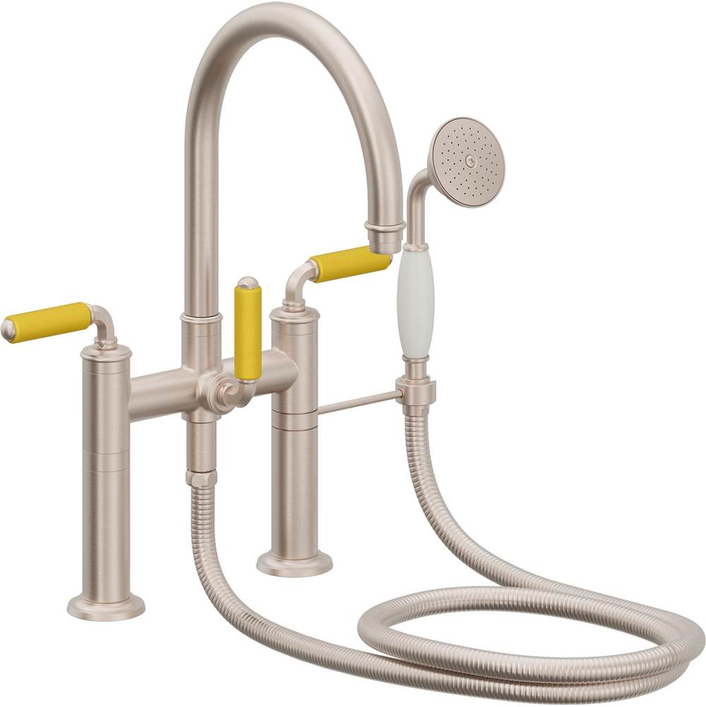 California Faucets Traditional Deck Mount Tub Filler - Arc Spout