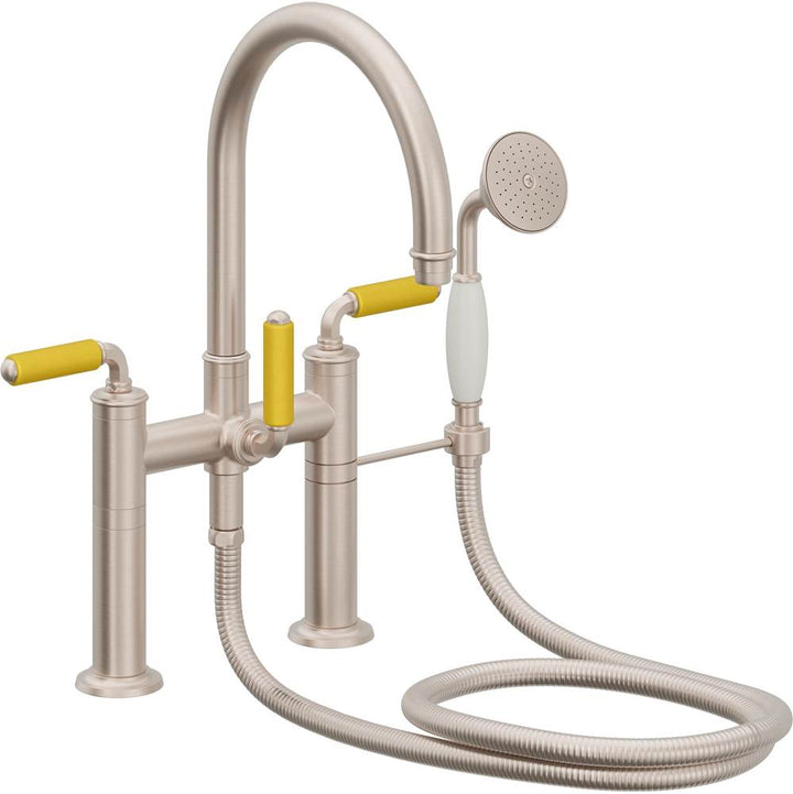 California Faucets Traditional Deck Mount Tub Filler - Arc Spout
