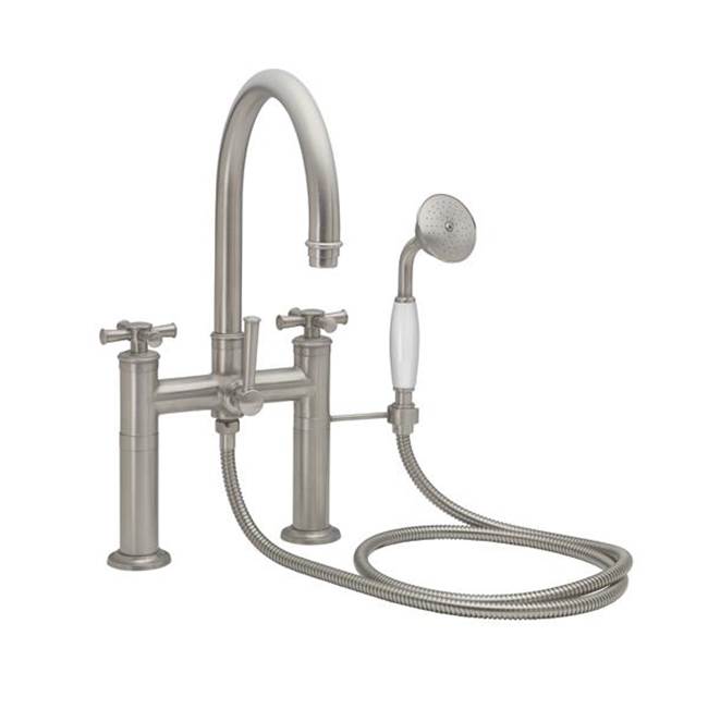 California Faucets Traditional Deck Mount Tub Filler - Arc Spout