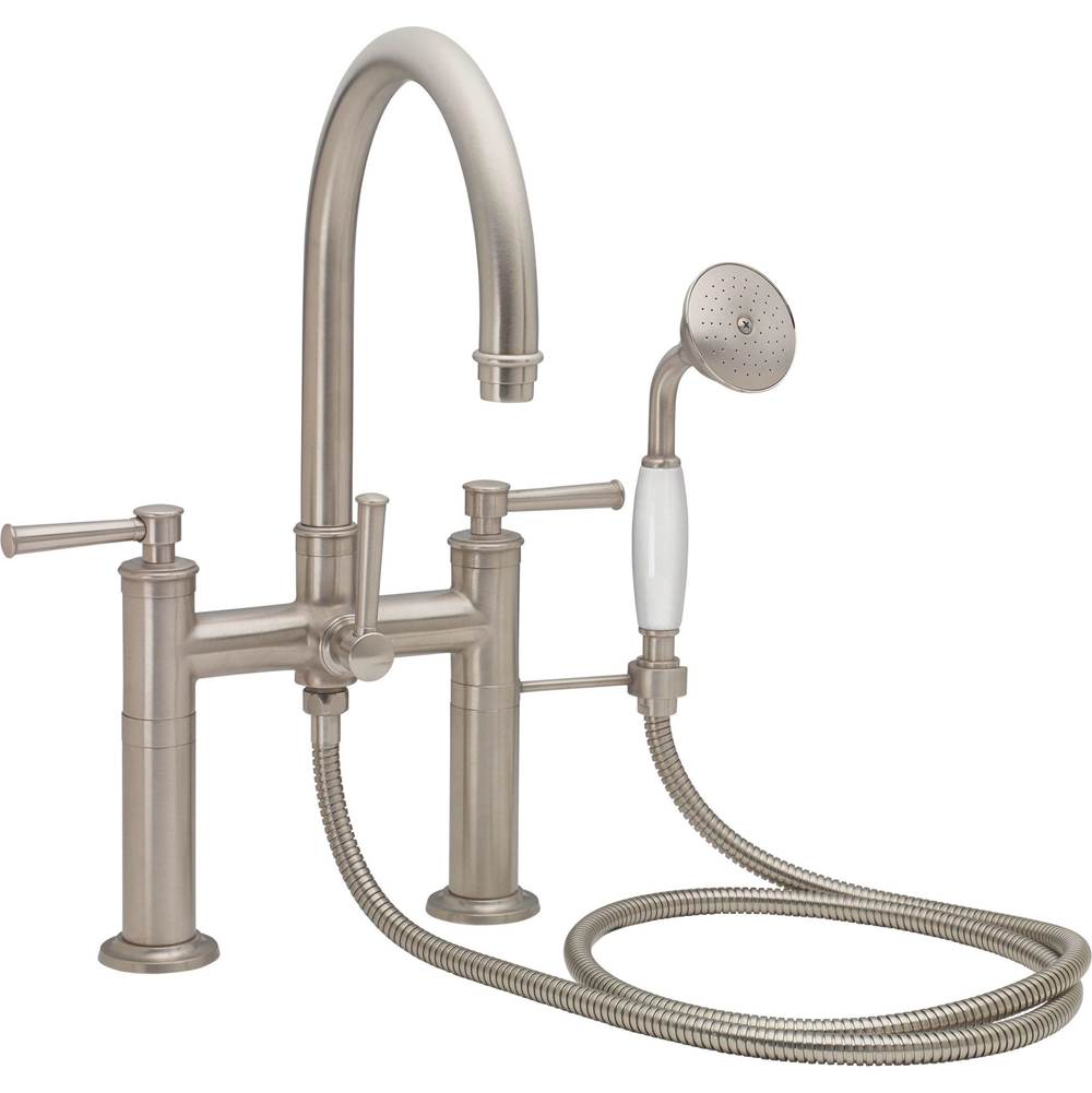 California Faucets Traditional Deck Mount Tub Filler - Arc Spout