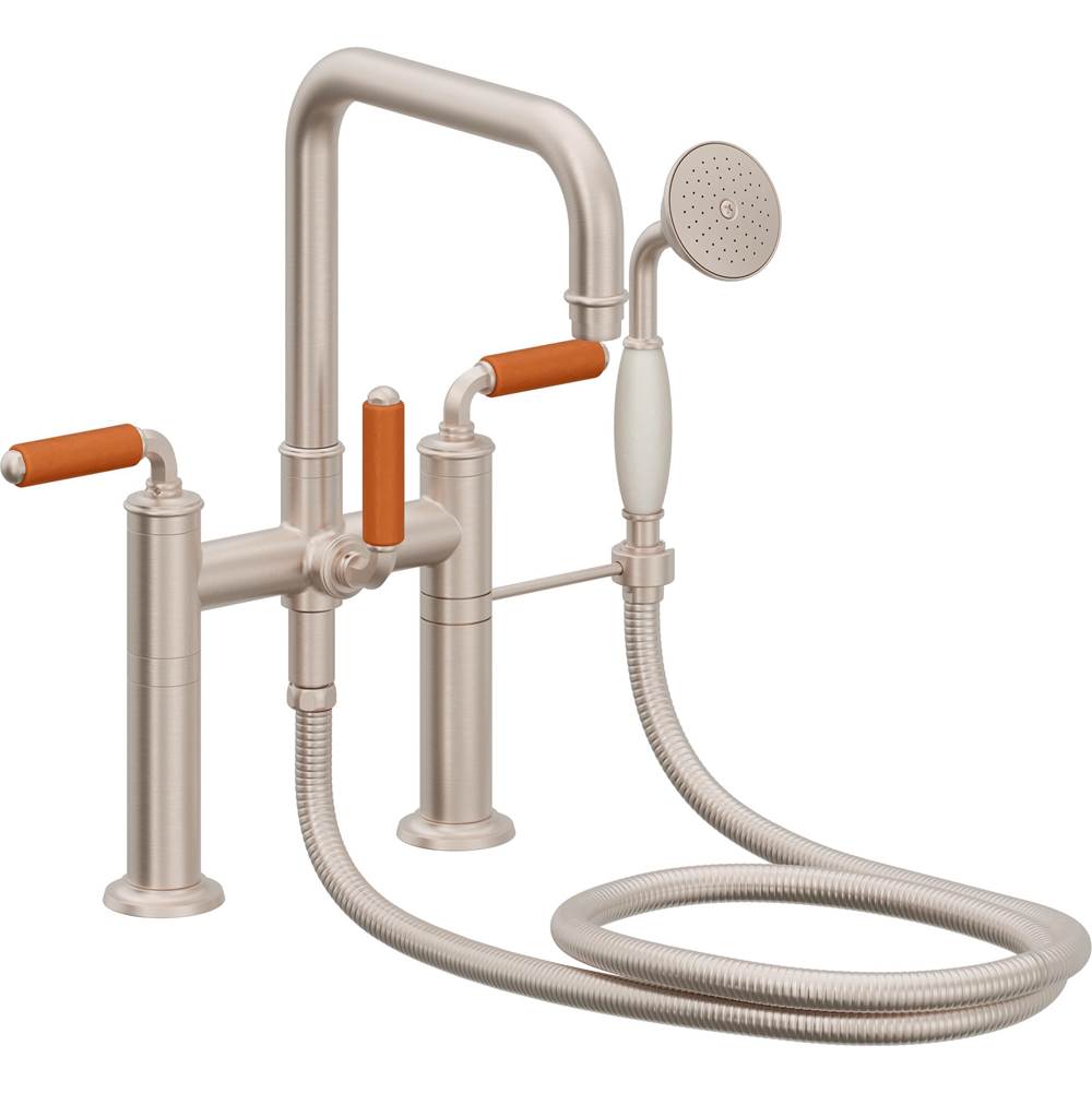 California Faucets Traditional Deck Mount Tub Filler - Quad Spout