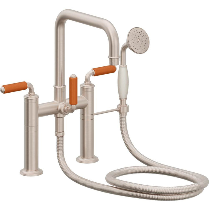 California Faucets Traditional Deck Mount Tub Filler - Quad Spout