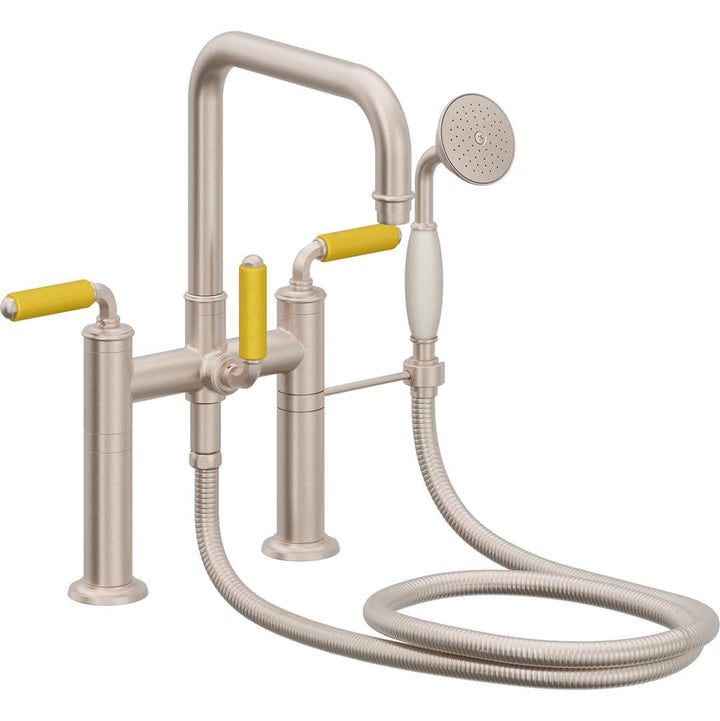 California Faucets Traditional Deck Mount Tub Filler - Quad Spout