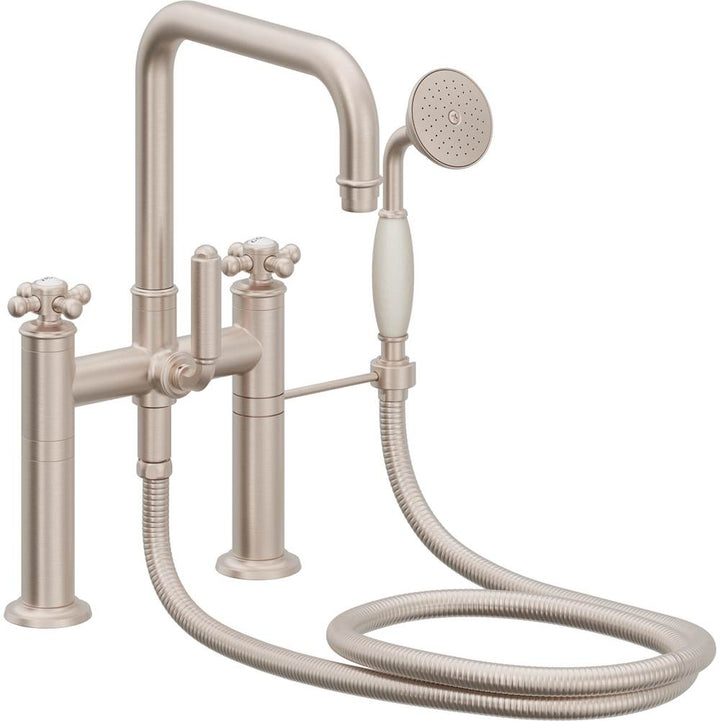 California Faucets Traditional Deck Mount Tub Filler - Quad Spout