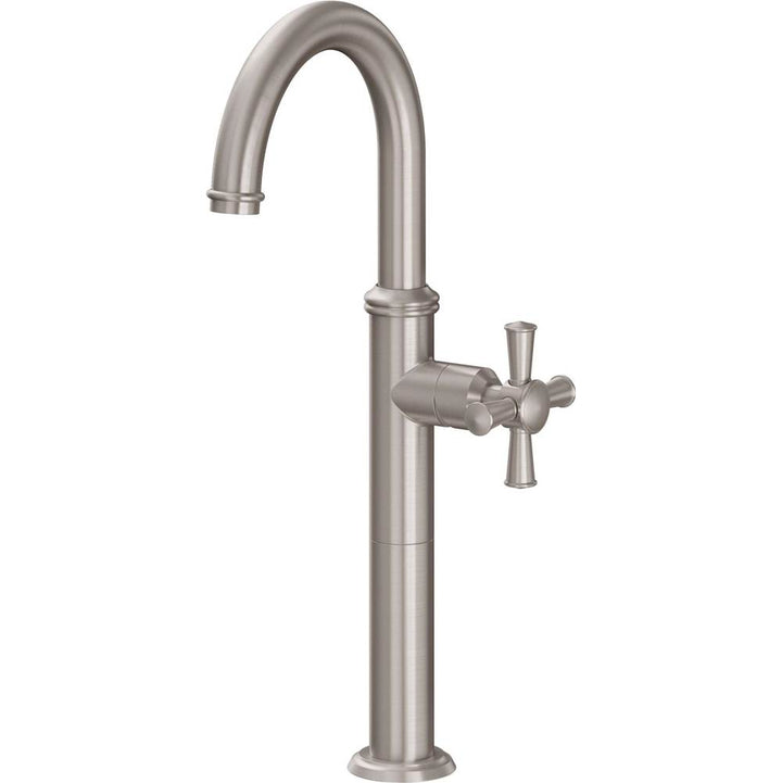 California Faucets Miramar Single Hole Lavatory/Bar/Prep Faucet High Spout
