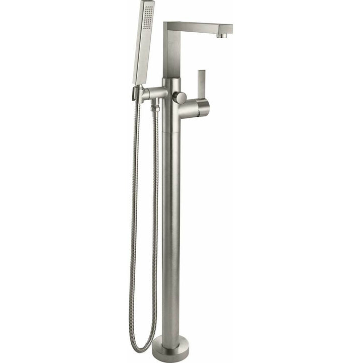 California Faucets Morro Bay Modern Single Hole Floor Mount Tub Filler