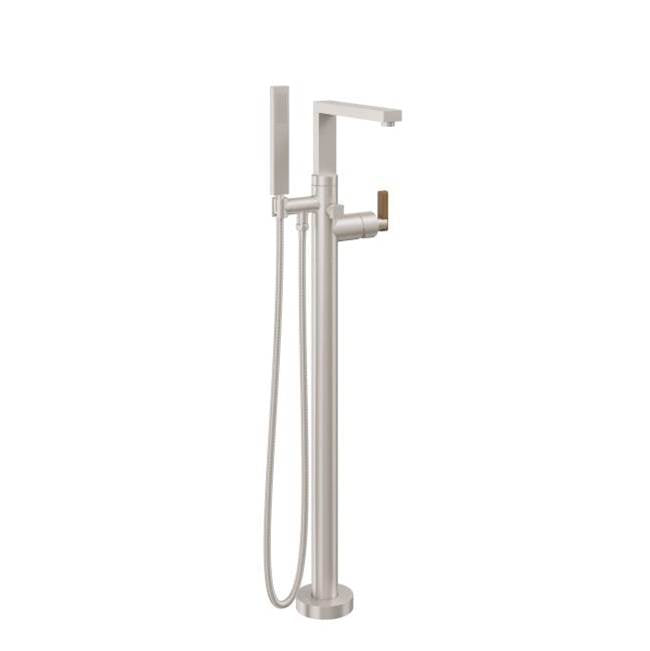 California Faucets Morro Bay Modern Single Hole Floor Mount Tub Filler