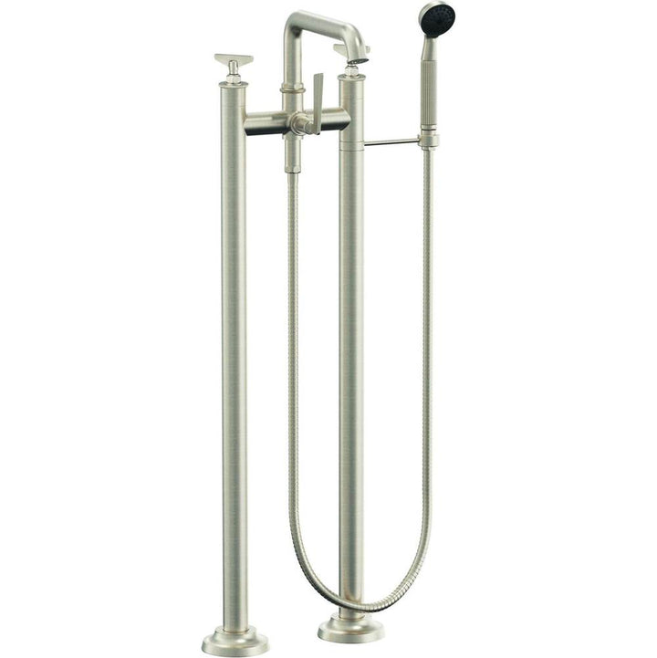 California Faucets Steampunk Bay Floor Mount Tub Filler