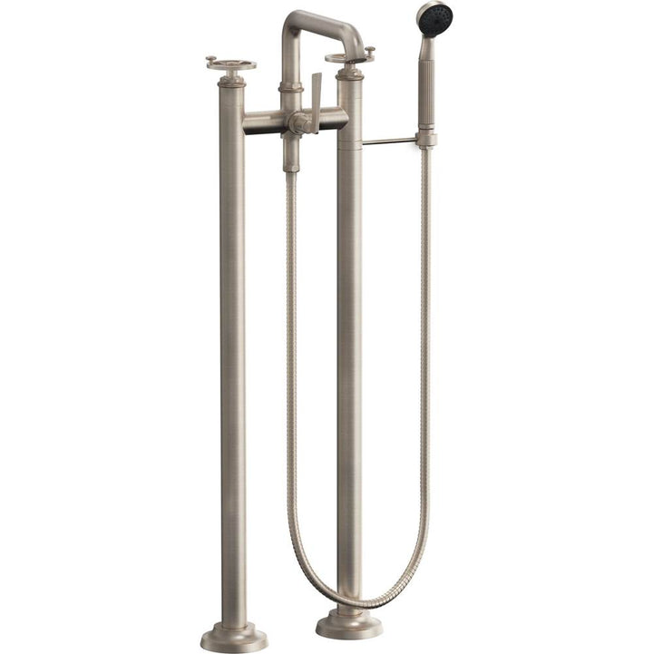 California Faucets Steampunk Bay Floor Mount Tub Filler