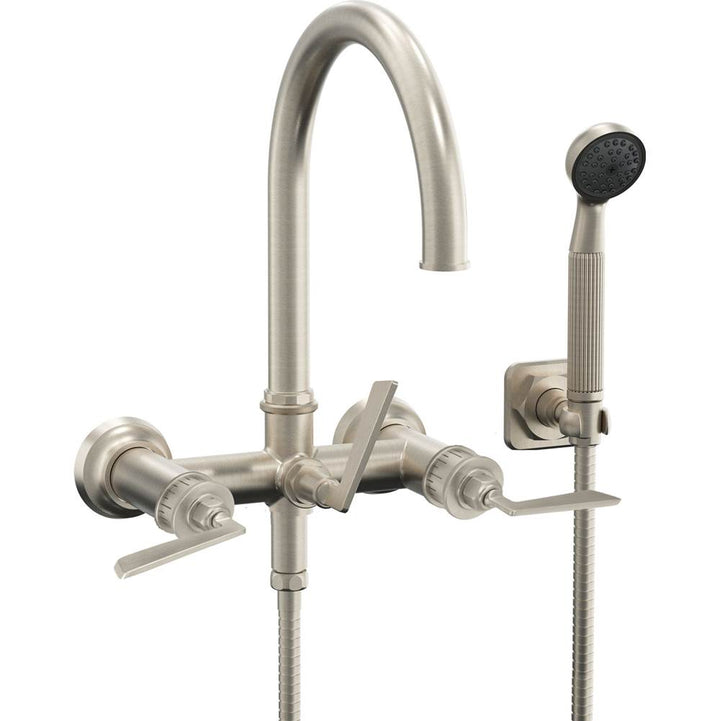 California Faucets Steampunk Bay Wall Mount Tub Filler