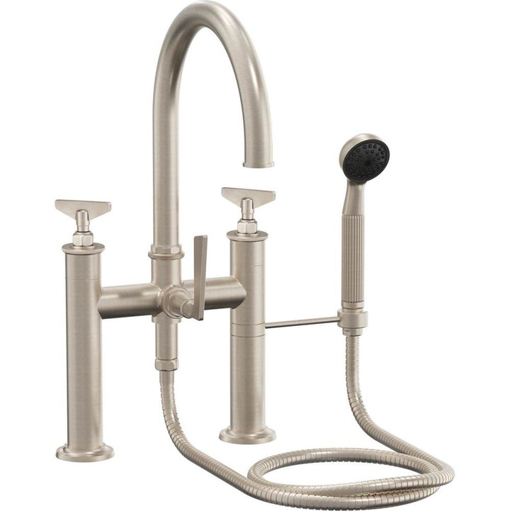 California Faucets Steampunk Bay Deck Mount Tub Filler