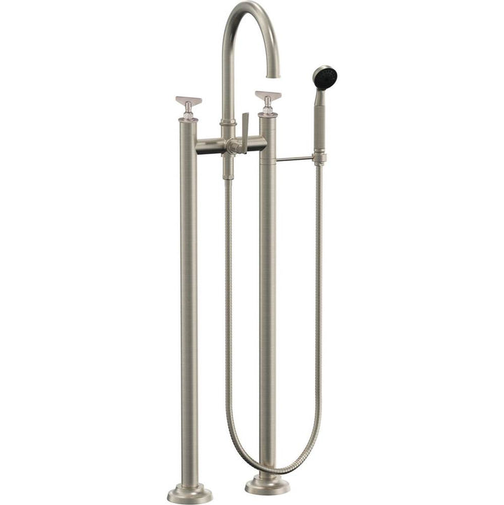 California Faucets Steampunk Bay Floor Mount Tub Filler