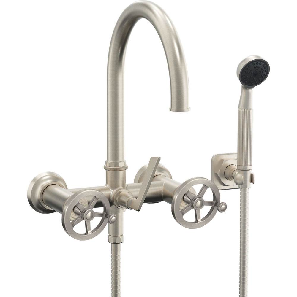 California Faucets Steampunk Bay Wall Mount Tub Filler