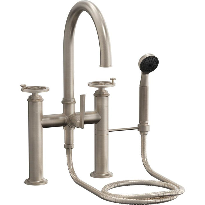 California Faucets Steampunk Bay Deck Mount Tub Filler