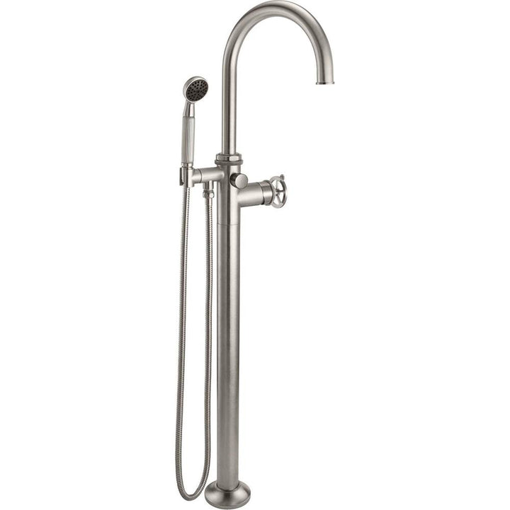 California Faucets Steampunk Bay Single Hole Floor Mount Tub Filler