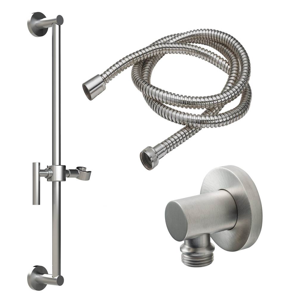California Faucets Slide Bar Handshower Kit Lever Handle with Round Base