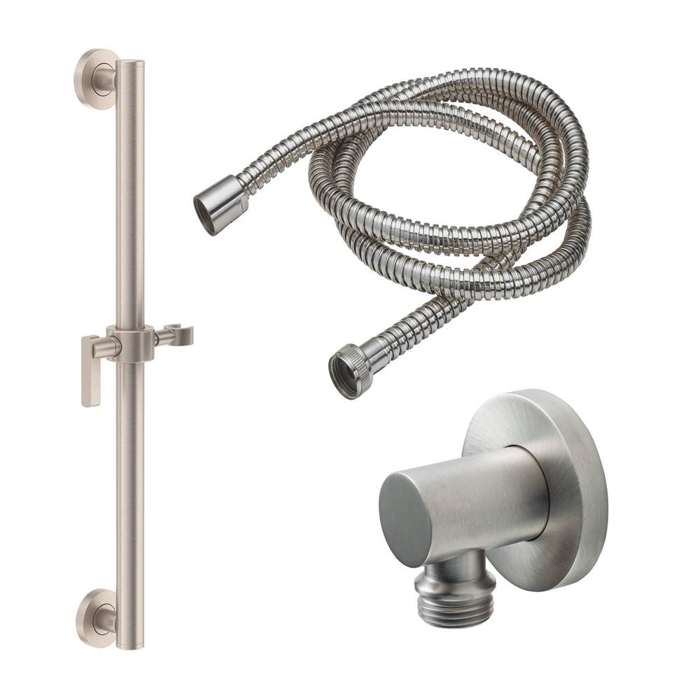 California Faucets Grab Bar Handshower Kit with Round Base