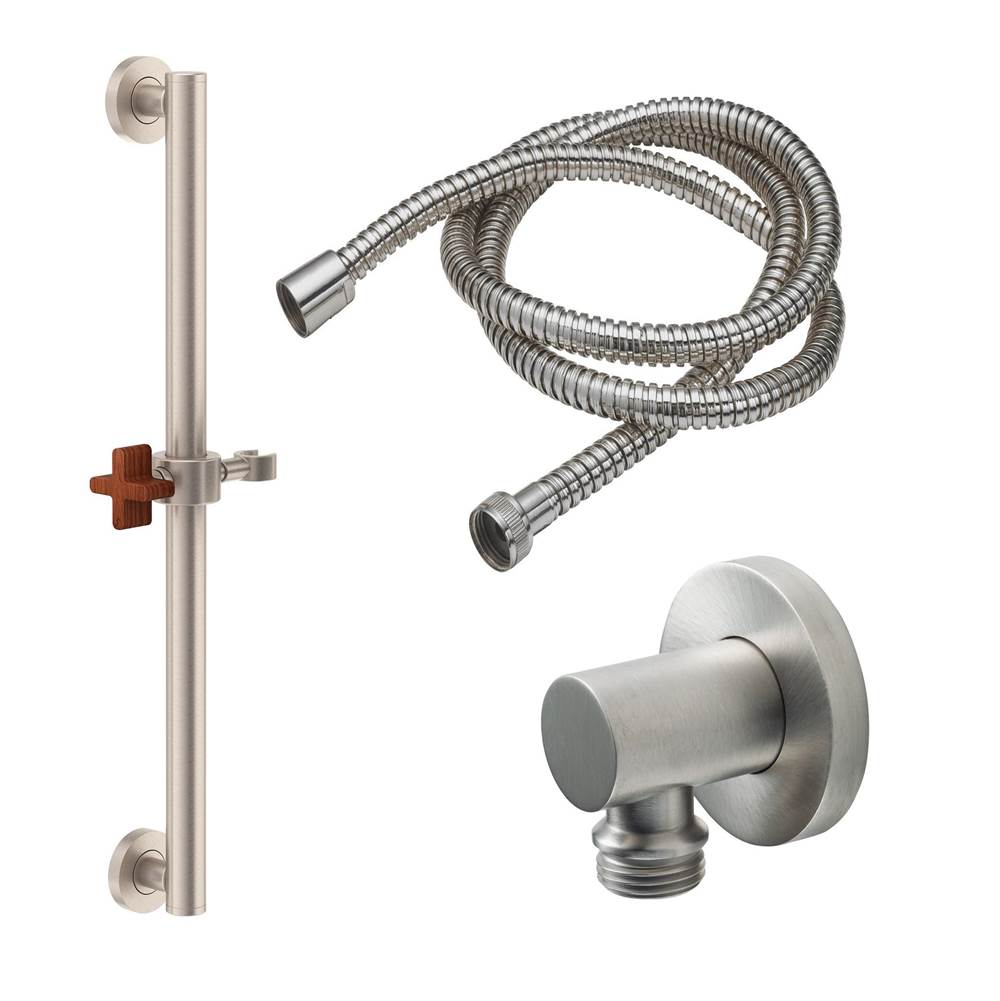 California Faucets Grab Bar Handshower Kit with Round Base