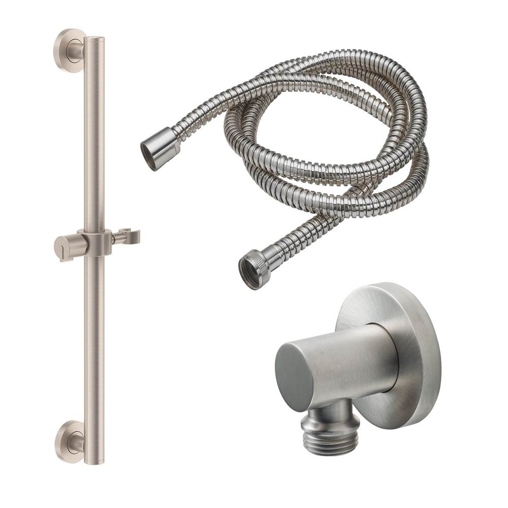 California Faucets Grab Bar Handshower Kit with Round Base