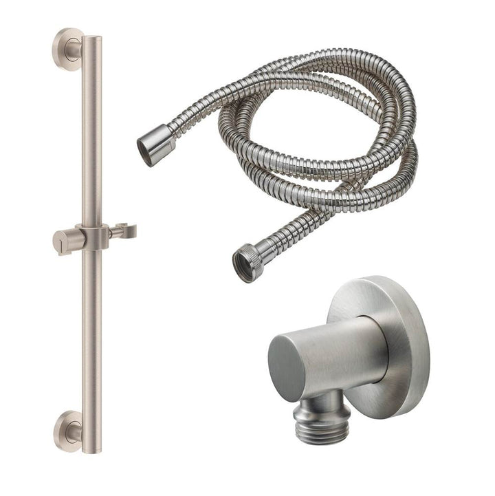 California Faucets Grab Bar Handshower Kit with Round Base