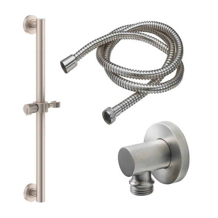 California Faucets Grab Bar Handshower Kit with Round Base