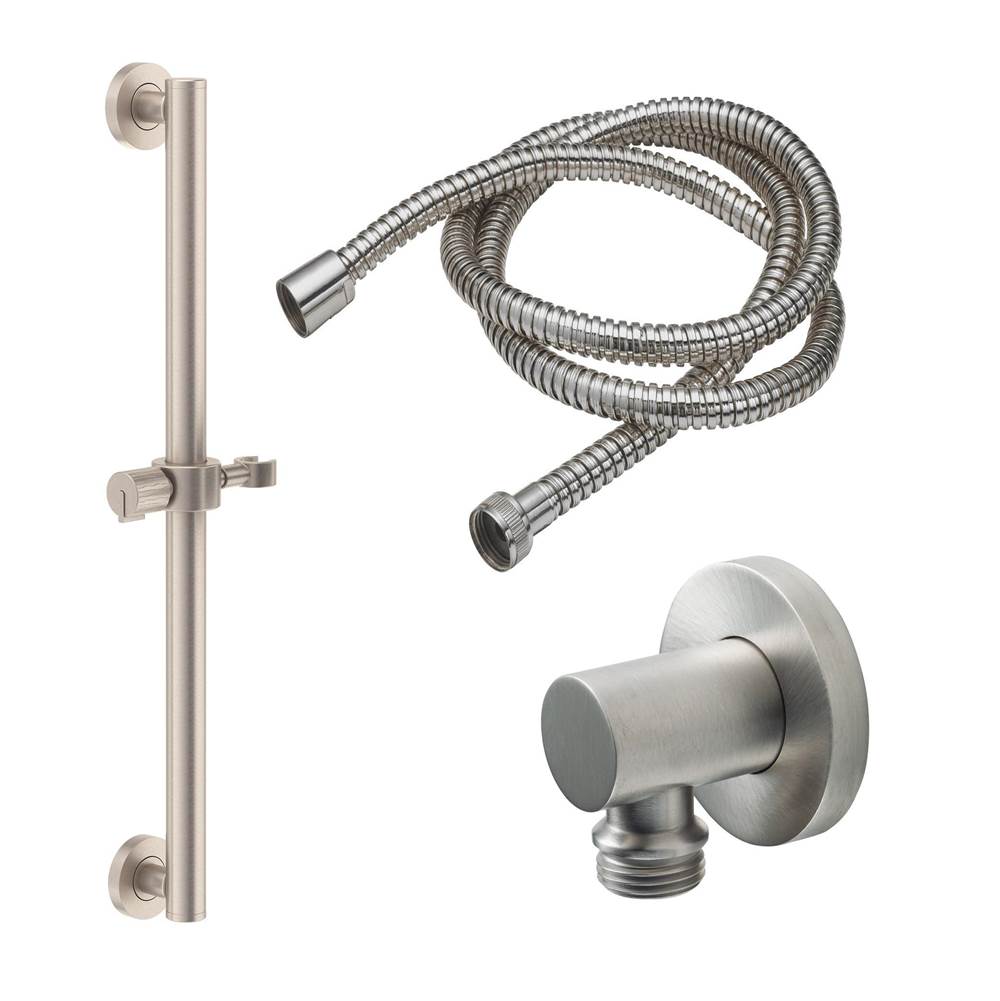 California Faucets Grab Bar Handshower Kit with Round Base