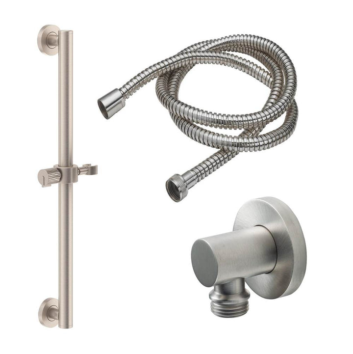 California Faucets Grab Bar Handshower Kit with Round Base
